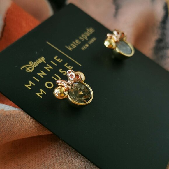 Kate Spade - minnie - Gold Mini Stud Earrings - Picture 2 of 3